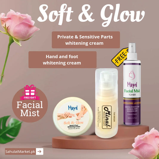 Private Parts Brightening Cream and hand & foot Cream with free Facial Mist Toner  